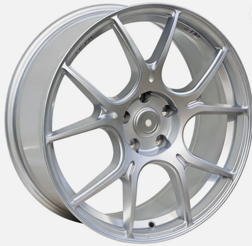 19 X 8.5 Inch Hyper Silver Alloy Wheels Rim PCD 5x114.3 Wheel 5 Lug ET 35 CB73.1